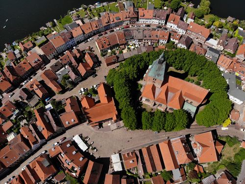 Luftaufnahme der historischen Altstadt