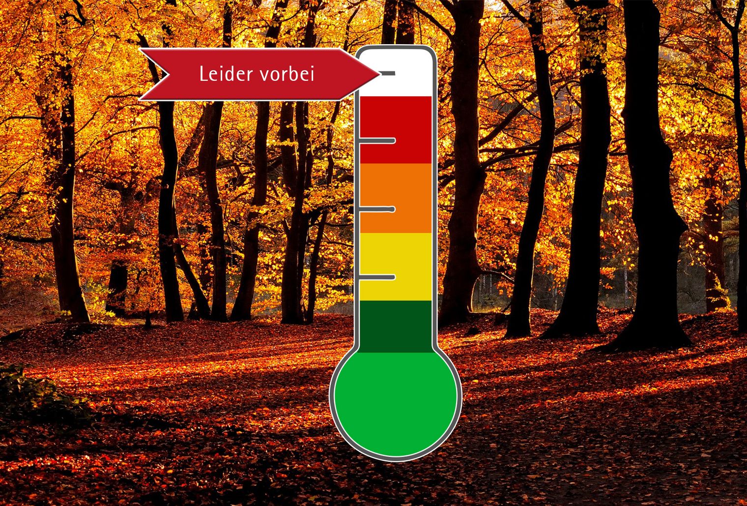 Indiansummerbarometer zeigt leider vorbei